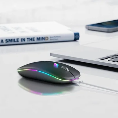 Rechargeable Wireless Bluetooth Mouse 2.4GHz
