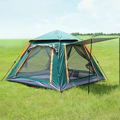 4-Person Automatic Camping Tent – Easy Setup Portable Outdoor Tent -Multicolor