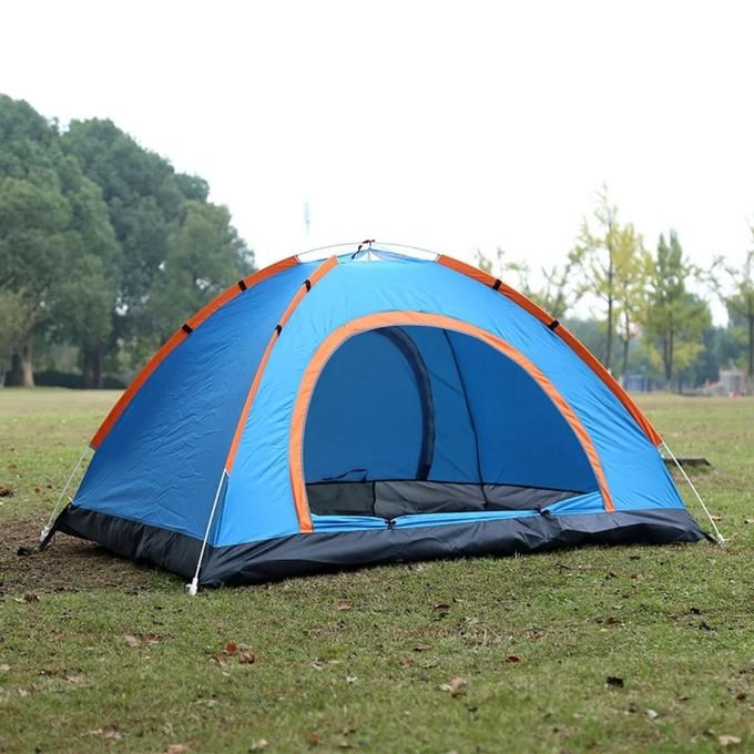 Automatic Setup Camping Tent for 4 People – Multicolor
