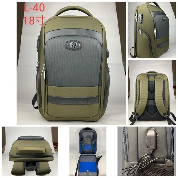 18 Inch Laptop School Bag – Anti-Theft Travel Backpack
