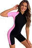 Women's One-Piece V-Neck Swimsuit - Swimwear(18–30 Years)