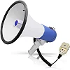 Portable 50W Megaphone Speaker – USB, SD Card MP3 Player & Recording