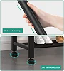Portable Clothes Rack for Bedroom & Balcony with Double Hanging Rails and Shoe Shelves – Black