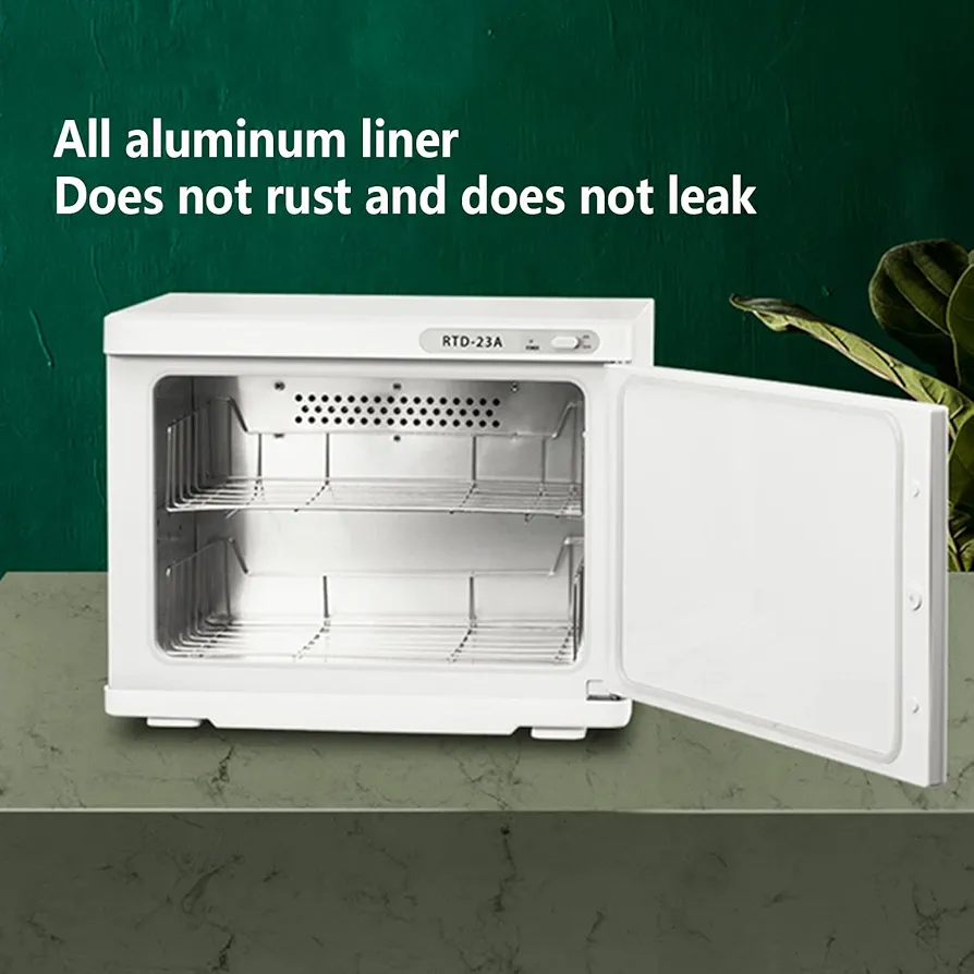 23L Hot Towel Warmer & UV Sanitiser Cabinet- White