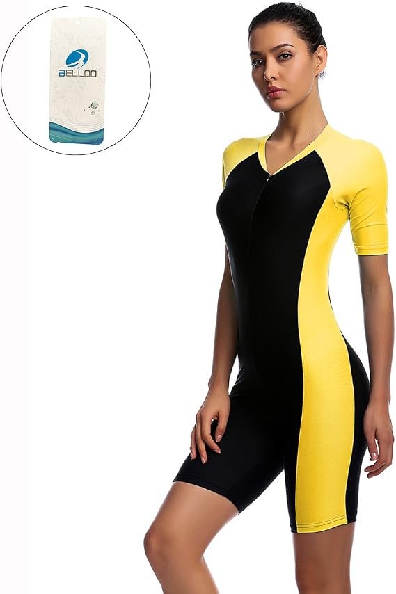 Women's One-Piece Swimming Costume - Swimwear(18–30 Years)