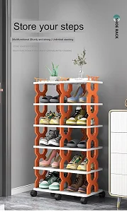 Portable Rotating Shoe Rack Stand Organizer  - 47x26x85.5 cm