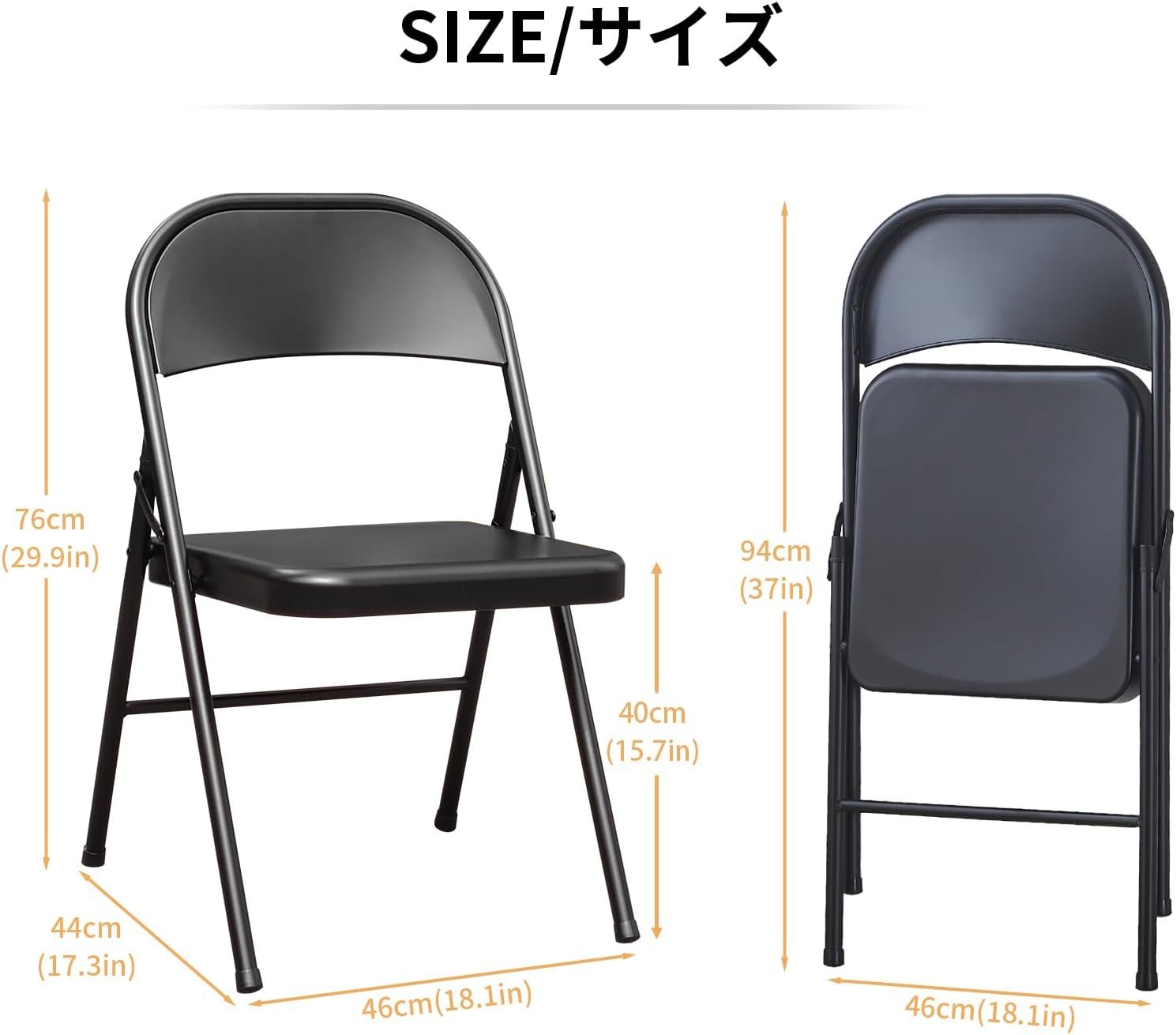 Folding Chairs with Padded Seats – Comfortable Indoor & Outdoor Portable Chairs