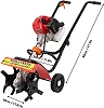 Petrol-Powered Mini Tiller Cultivator – Garden Soil Tiller & Weeding Machine