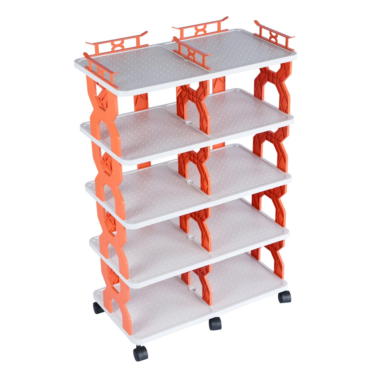 Portable Rotating Shoe Rack Stand Organizer  - 47x26x85.5 cm
