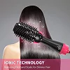 Hot Air Hair Styler Brush - Electric Hair Dryer, Straightener & Volumizing Styling Comb
