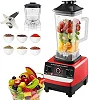 2L 4500W Heavy-Duty Commercial Blender & Grinder – Red