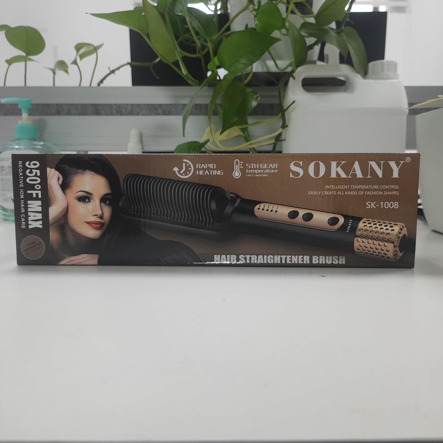 Sokany SK-1008 Hair Straightening Brush