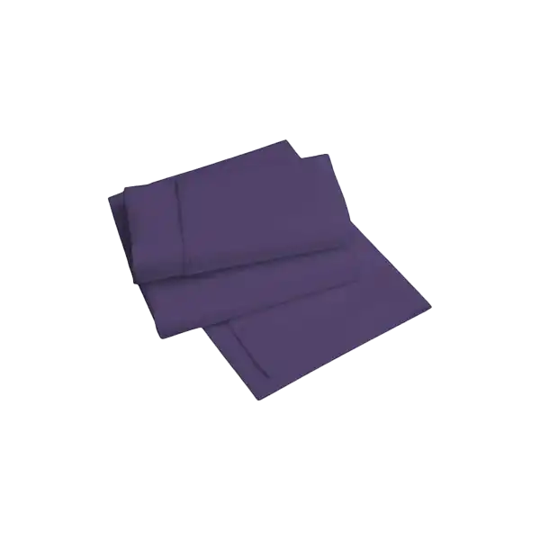 Premium 6x6 6pcs Cotton Not-Fitted Bedsheets - Purple