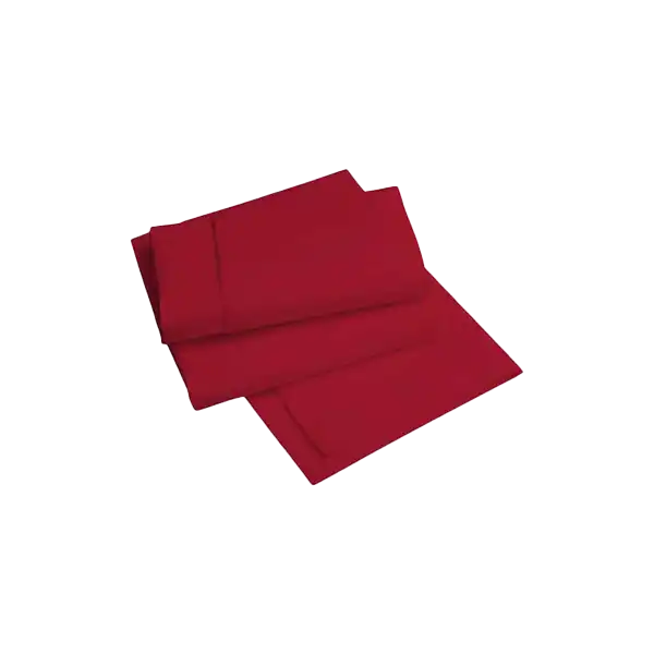 Premium 6x6 6 pieces Cotton Not-Fitted Bedsheets - Red