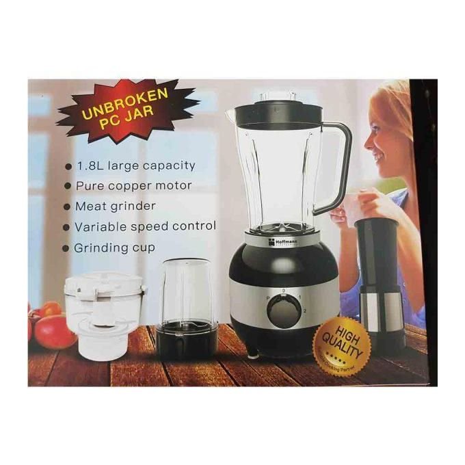 Hoffmans 4-in-1 Electric Blender, Juicer & Food Processor – Multi-Function Mixer