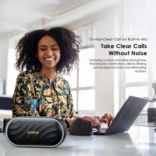 Oraimo Wireless Bluetooth Speaker Portable 8W FM - Black