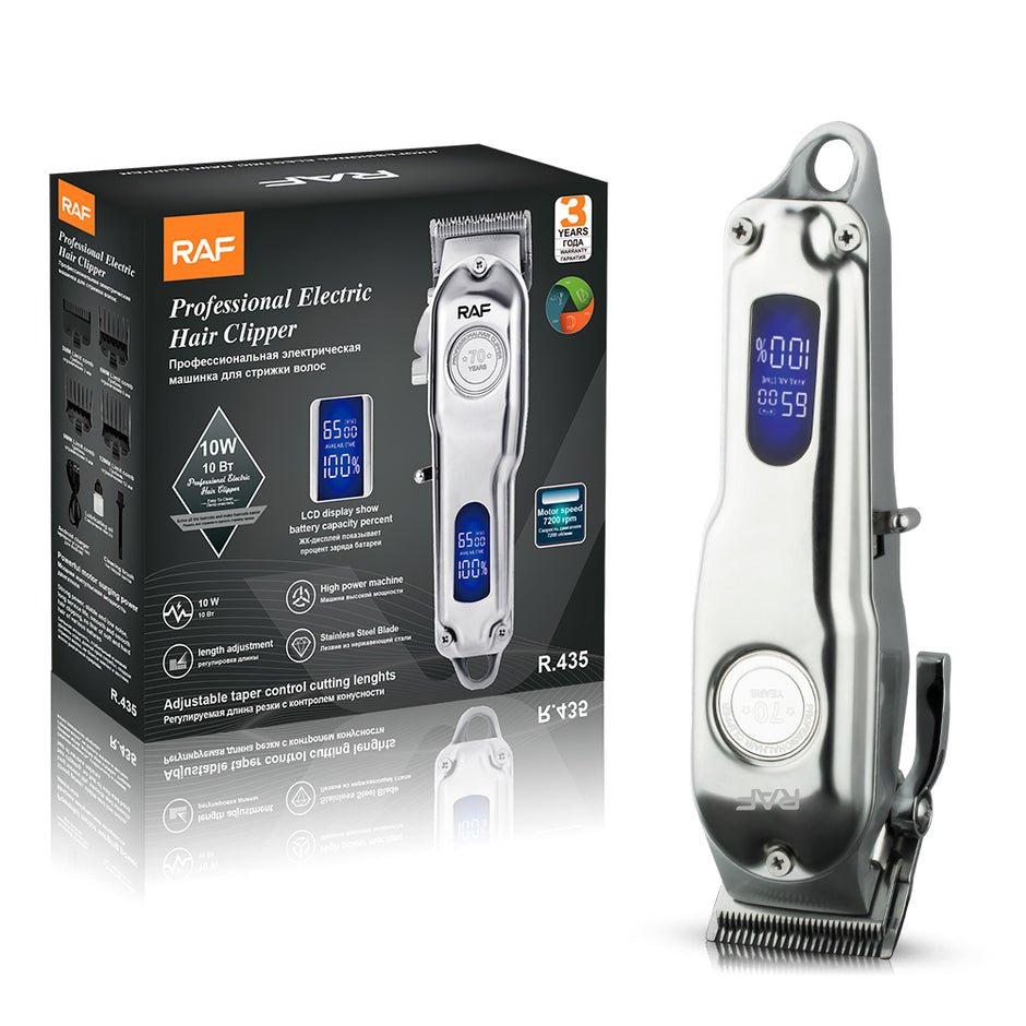 RAF Professional Electric Hair Clipper | High Power Machine | length Adjustment blade