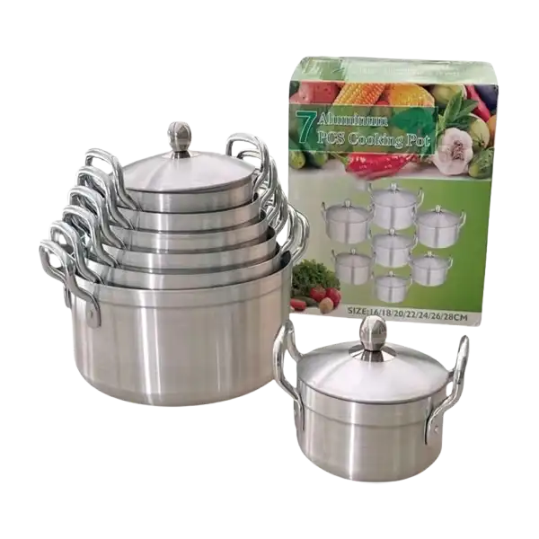 7 Piece Stainless Steel Saucepans