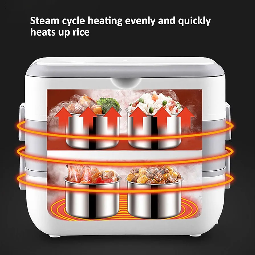 Food storage container lunch box Portable Box Removable 304 Stainless Steel