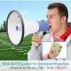 Portable 50W Megaphone Speaker – USB, SD Card MP3 Player & Recording