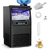 Commercial Ice Maker Ice Cube Machine 45kg/24 Hours with 9kg Ice Storage
