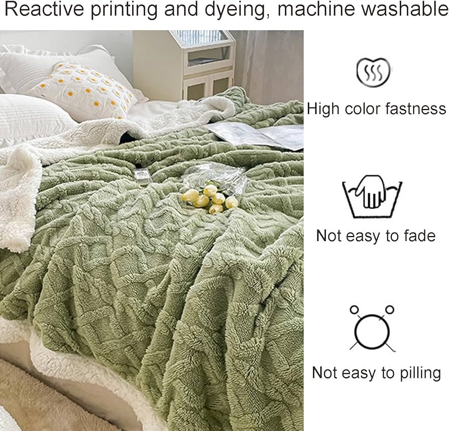 5x6 Ultra Soft Warm Throw Fleece Blanket - Multicolor