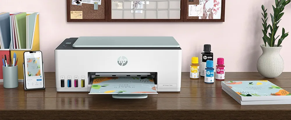 HP Smart Tank 582 Wireless All-in-One Printer – Print, Scan & Copy-White /Black