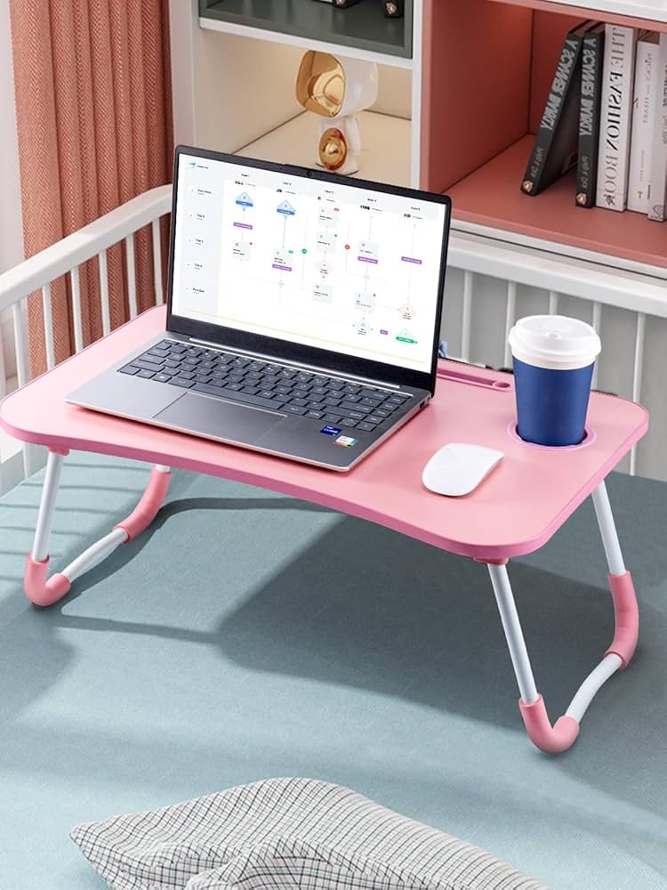 Multi-Functional Foldable Laptop/Bed Table - Multicolor