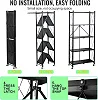 Foldable 5-Tier Storage Organizer – Multipurpose Kitchen, Bedroom & Living Room Rack