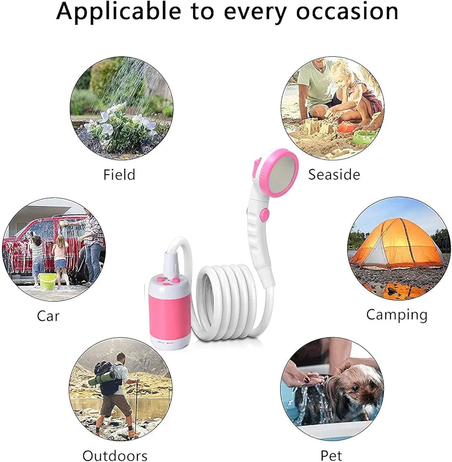 Portable Rechargeable Camping Indoor / Outdoor Shower