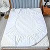 5x6 Waterproof Mattress Protector Quilted Fitted Mattress Cover -White