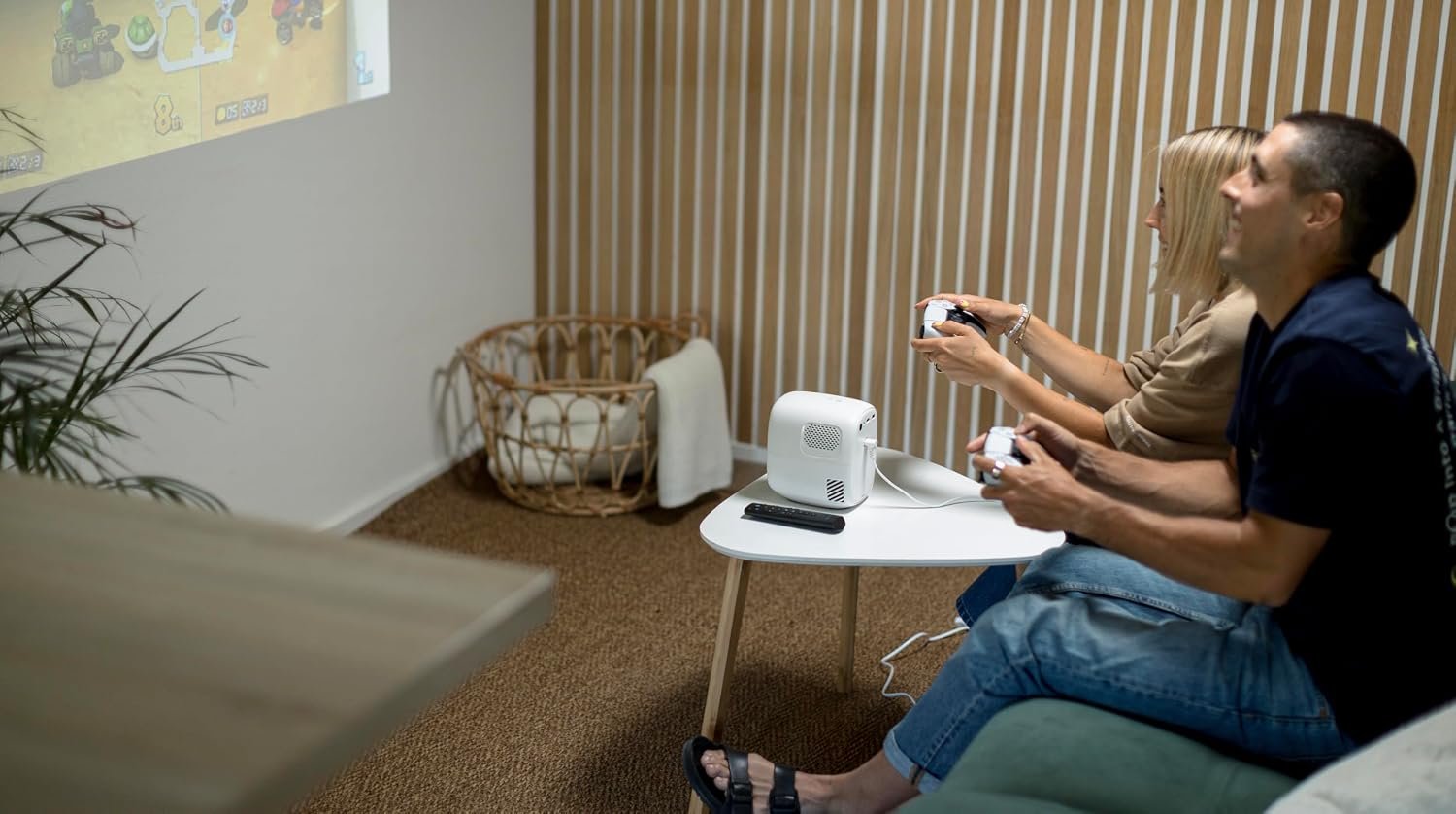 Philips NeoPix 130 Home Cinema Projector – 720p HD, LED & Wi-Fi Mirroring