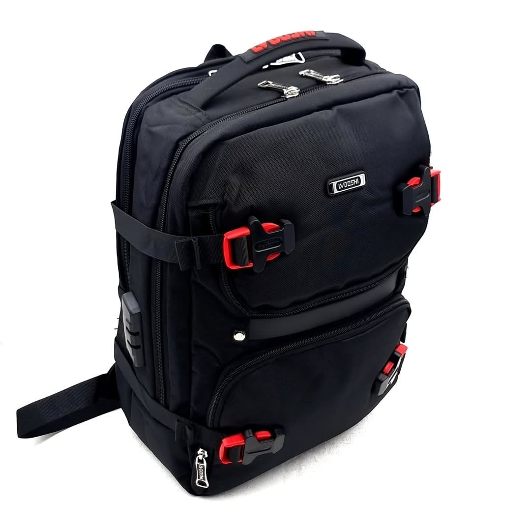 Men's Backpack Oxford Cloth Laptop Backpack Bag-Black
