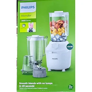 Philips ProBlend Electric Blender with 2 Jars and Grinder Mill - Fast Juicing & Ice Crushing