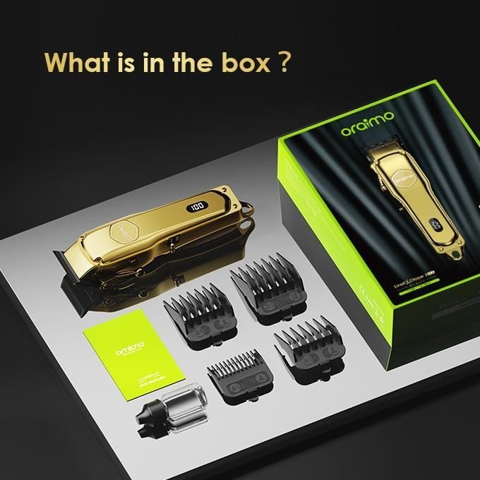 Oraimo Smart Clipper 2 Professional Hair Clipper Rechargeable - Gold