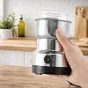 300ml Electric Food Grinder – Stainless Steel Coffee, Spice, Nut & Grain Grinder – Silver