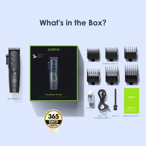 Oraimo SmartClipper Pro Max Professional Hair Clipper