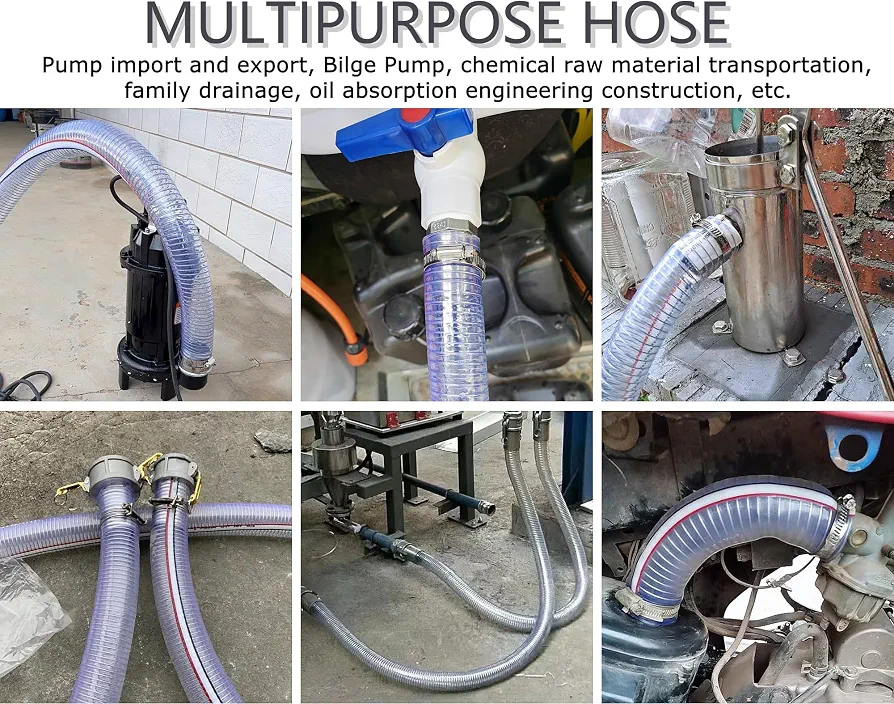 2 Inch Steel Wire Reinforced PVC Suction Hose