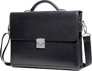 Leather Laptop Business Bag for Men