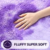 1.5 x 2m Soft Fluffy Center Carpet – Purple Medium Shaggy Area Rug