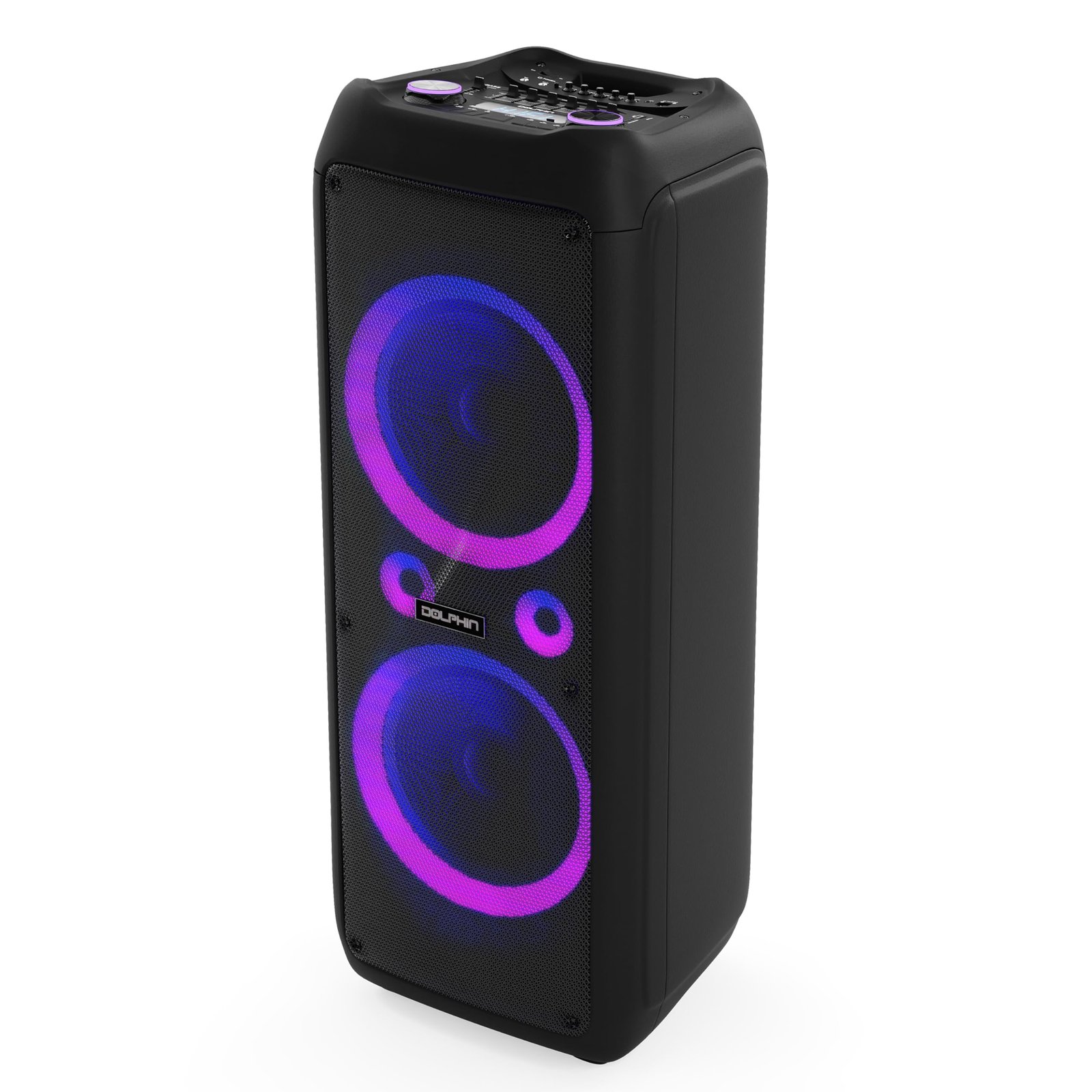 Cortina Amplified Rechargeable Speaker System With Bluetooth, Fm,  USB  With Two Microphones MD-2026