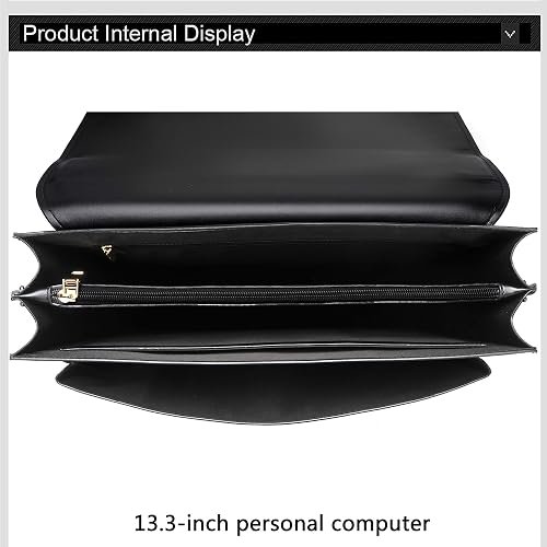 Leather Laptop Business Bag for Men