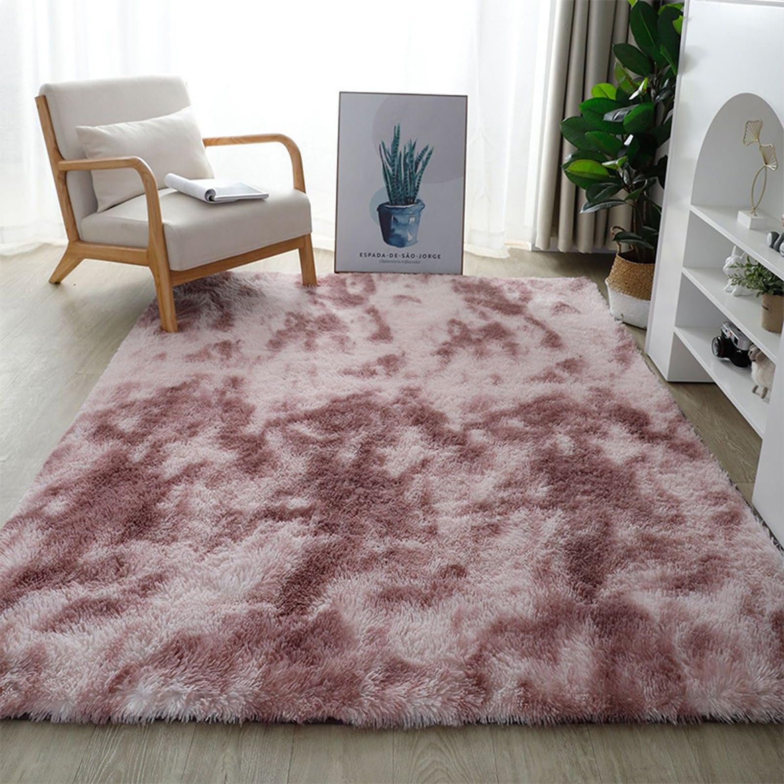 1.5 x2m Fluffy Center Carpets Fluffy Rugs - Multicolor