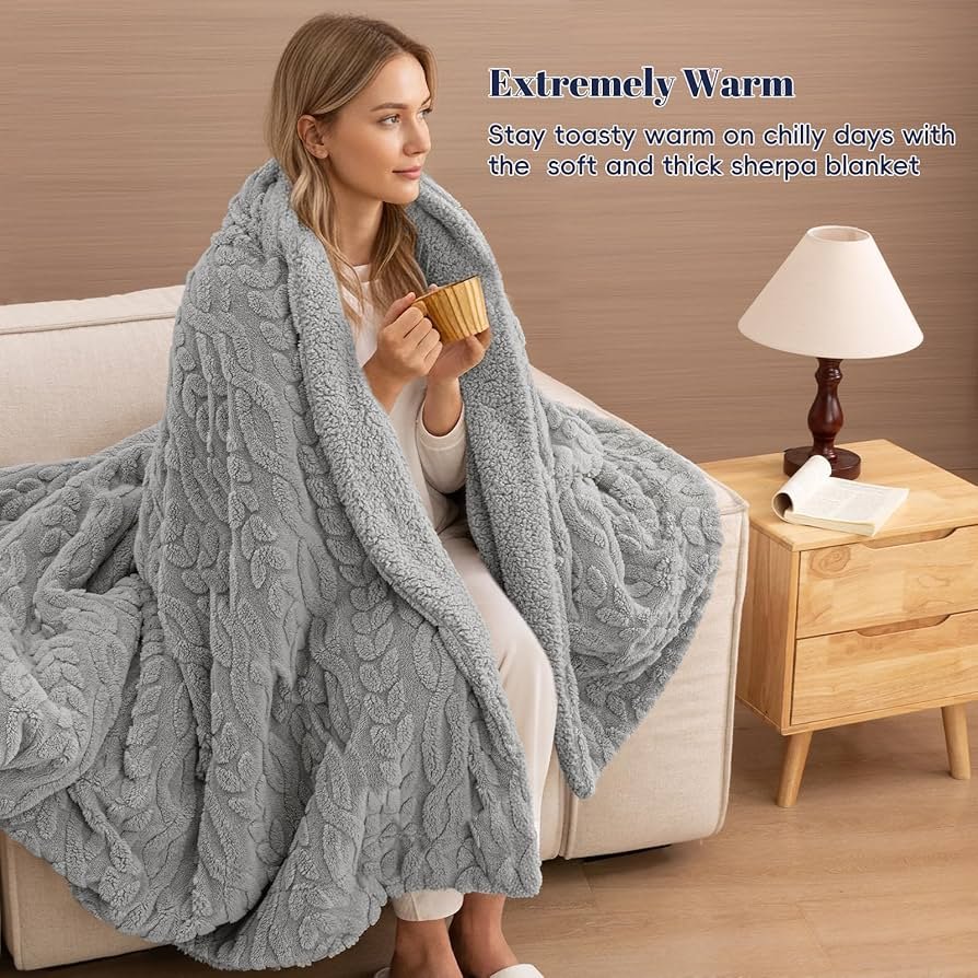 Ultra Soft Warm Throw Fleece Blanket - Multicolor