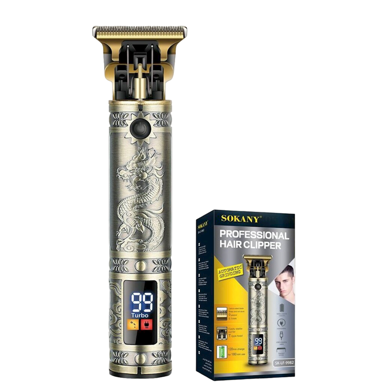 SOKANY SK-9982 Hair Clipper, Steel Blades, Precise Hair Trimmer