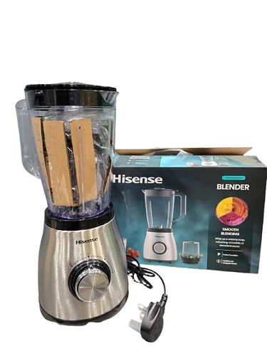 Hisense 1.5L Unbreakable Blender &amp; Grinder 500W - Silver