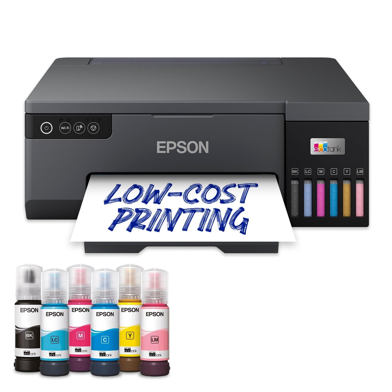 Epson L8050 EcoTank L8050 Ink Tank Wireless Photo Printer - Black