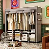 4 Column Portable Fabric Wardrobe Organizer – Clothes Storage Closet