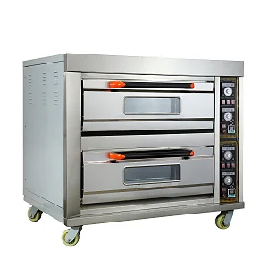 Double Deck 2 Tray Industrial Bakery Oven