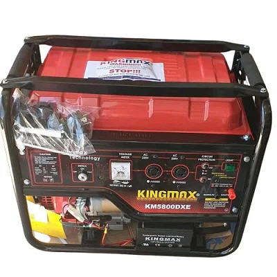 King Max KM5800DXE 2.8KVA Portable Generator – Key &amp; Manual Start, Petrol Powered